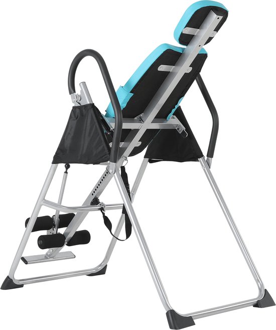 Rebel Active RBA-2009 opvouwbare inversietafel tot 130 Kg - inversiebank - verstelbaar 147 - 198 cm - zwaartekrachttrainer - rugtrainer