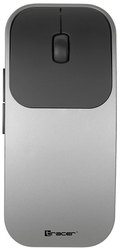 Tracer RF Nano Draadloos Toetsenbord en Stille Muis Set – QWERTY – 2.4 GHz – Slank Design – 10m Bereik – Zwart/Grijs