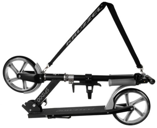 Kruzzel Kinderstep – Grijze Scooter met verstelbaar stuur