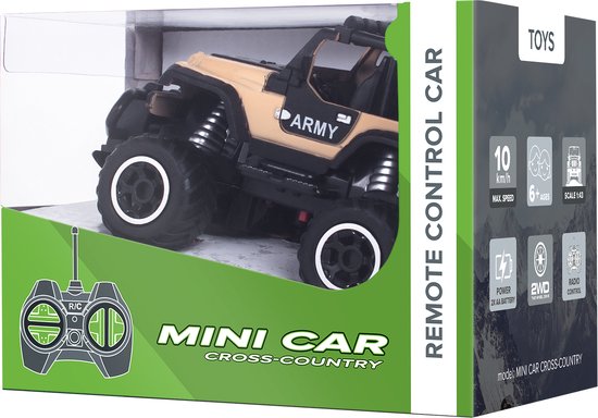 REBEL ARMY - Zenderauto - 1:43 - Elektrische Motor - 10 km/h
