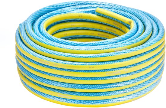 Vartco - 4-lagige Tuinslang 1/2" 30m | Voedsel veilig Anti Twist tuinslang | flexibele slang Tricot vlecht UV-bestendig 25 Bar
