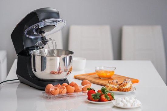 Teesa TSA3545B - Keukenmachine, 1.400 Watt, zwart