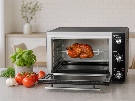 Lafe - Elektrische oven - Inhoud 48 l - vermogen 1800 W - hetelucht, HeatMaster