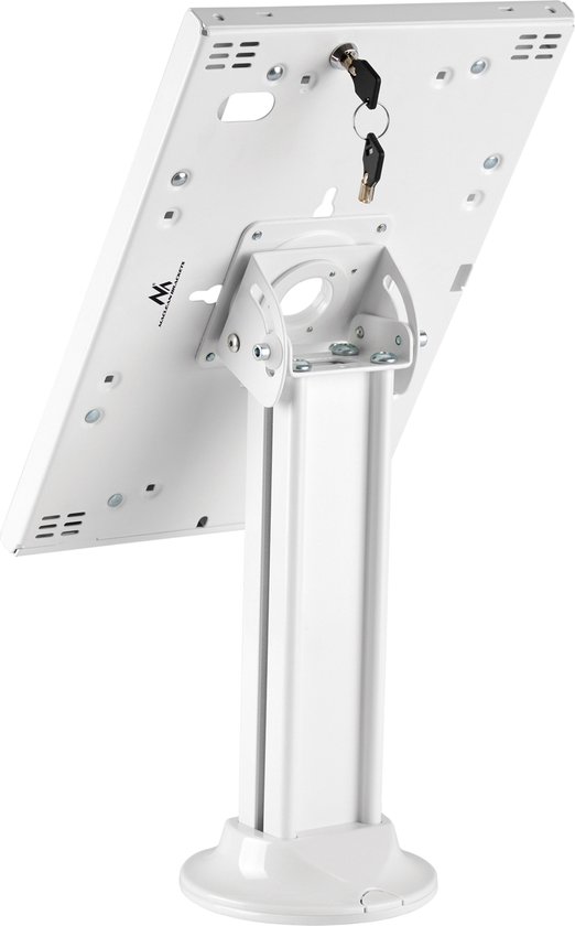 Maclean - Tablet Tafelbevestiging Anti-Diefstal Compatibel met 9.7"/10.2" - Wit