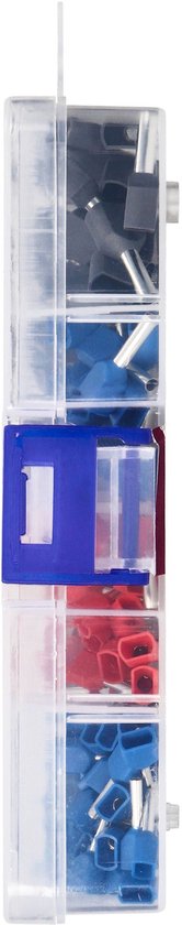 ORNO Geïsoleerde adereindhulzen - Assortimensdoos - 350 Stuks