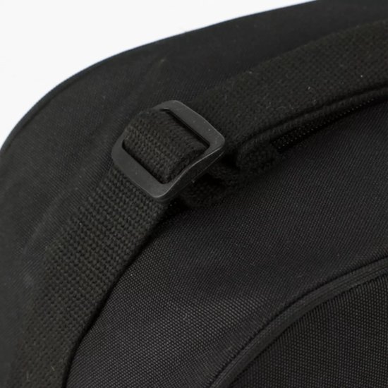 Kruzzel schooltas 13L zwart met roze kattenprint – verstelbare band en sleutelhanger