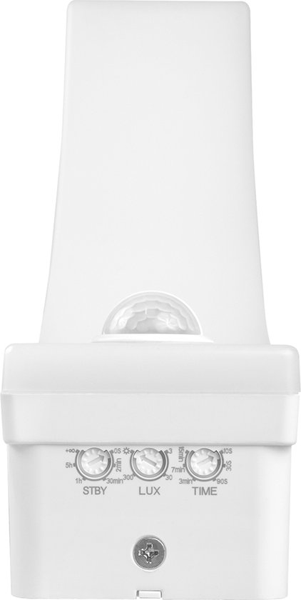 Maclean - LED lamp - Buitenlamp - Wandlamp - PIR bewegingssensor - 20W - IP65 - 2000lm - 4000K - Wit