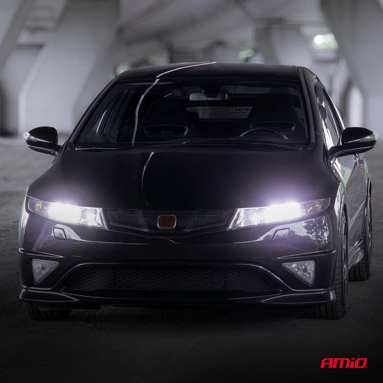 AMiO F25 PRO BLACK Edition HB3 LED Koplampen 12/24V 7646 Lumen 6000K Daglichtwit FULL CANBUS