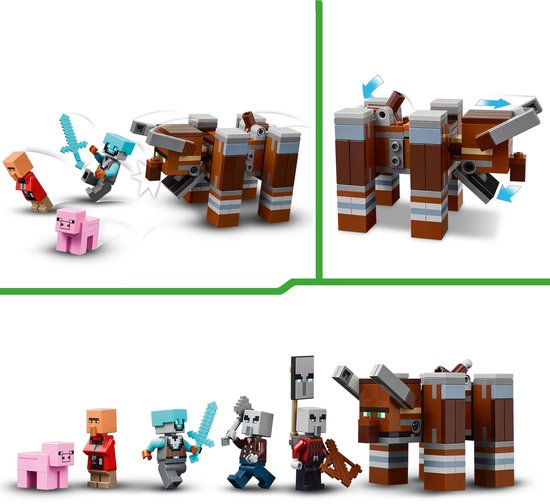 LEGO Minecraft De Plunderaar Buitenpost en Verwoester Bouwpakket - 21278
