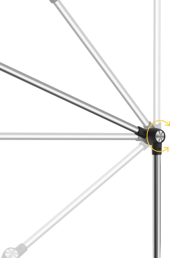 Rebel Light - Staande Lamp - LED - 12W - Dimmer - Verstelbare Kleurtemperatuur