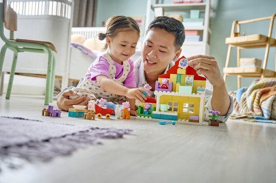 LEGO DUPLO - Peppa Big Familiehuis Dieren Speelgoed voor Peuters met Poppenhuis - 10467