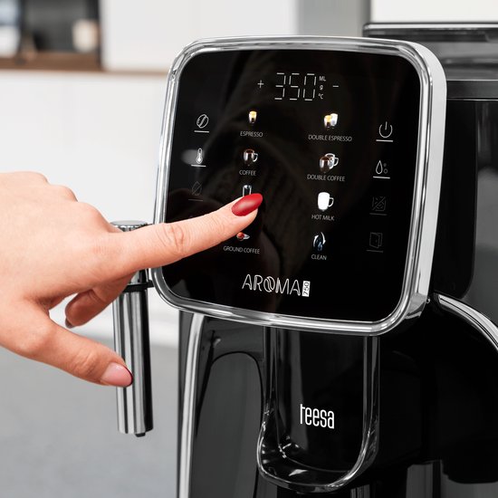 Teesa Aroma 750 - Volautomatische espressomachine - 19 bar - LCD-scherm - Melkopschuimer