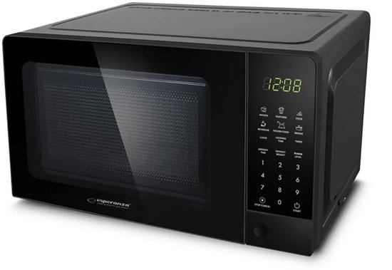 Esperanza EKO009 magnetron Zwart Solo-magnetron Aanrecht 20 l 700 W