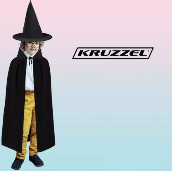 Kruzzel Tovenaarskostuum voor Kinderen - Word een Jonge Magiër - 4 Delige set