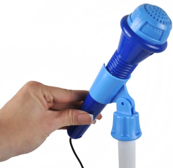 Kruzzel Elektrische Kindergitaar - Met Microfoon en Versterker - Blauw - MP3-ingang