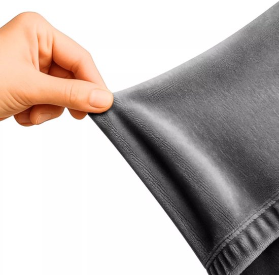 Ruhhy Bankhoes Donkergrijs 190–230 cm – Met Kussenhoes & Stretchstof