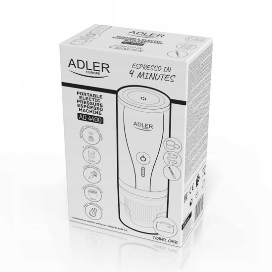 Adler draagbare koffiemachine | AD4400
