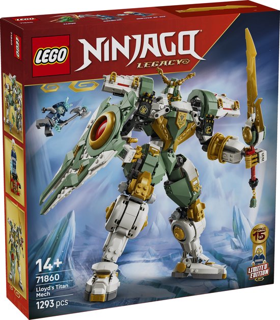 LEGO® NINJAGO® 15-Jarig Jubileum: Lloyds Reusachtige Mecha Speelgoed 71860