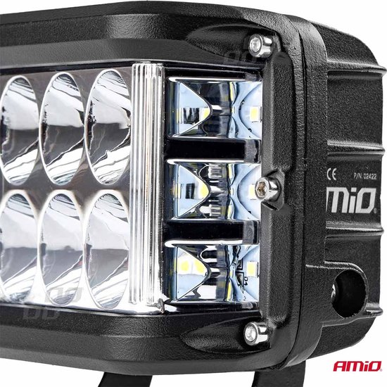 AMiO Krachtige Werklamp AWL08 12 LED (2 lampen) 9-36V Verstraler Spot Robuust Offroad