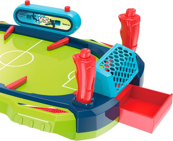 Rebel Toys - Tafelvoetbalspel - Goal Soccer - Handmatige Scoretelling - Geschikt voor Alle Leeftijden