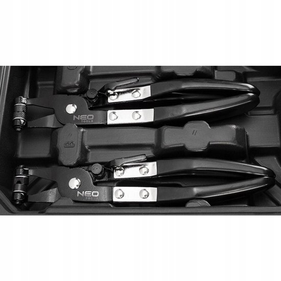 NEO 11-228 Slangklemtangset 9 dlg