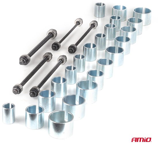 AMiO Silentblok en Lager Demontage Set 27 Delig - Bushing en Bearing Removal Tool Kit