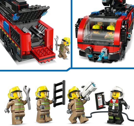 LEGO - Brandweertruck - Luchthavenmodel - Sets 4+