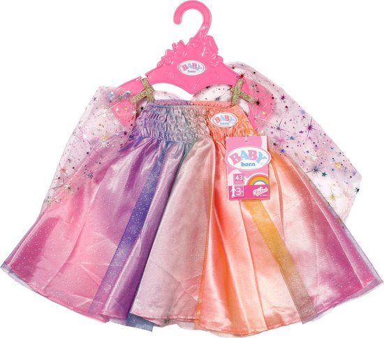 BABY born Regenboog Jurk - Poppenkleding