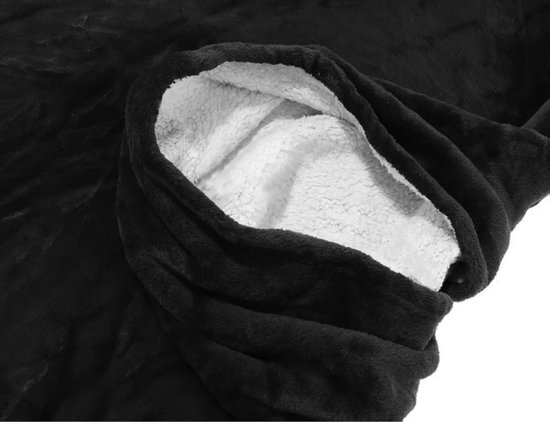 Ruhhy Hoodie Deken - Ultieme Warmte & Comfort - XXL Sherpa Deken voor Iedereen