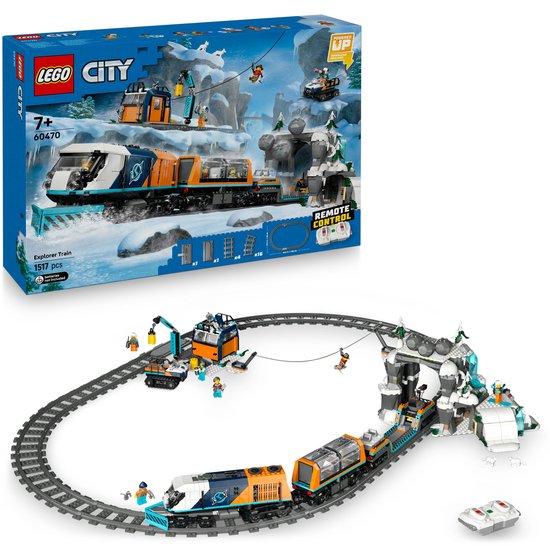 LEGO City Onderzoekstrein op de Noordpool Voertuig Speelgoed - 60470
