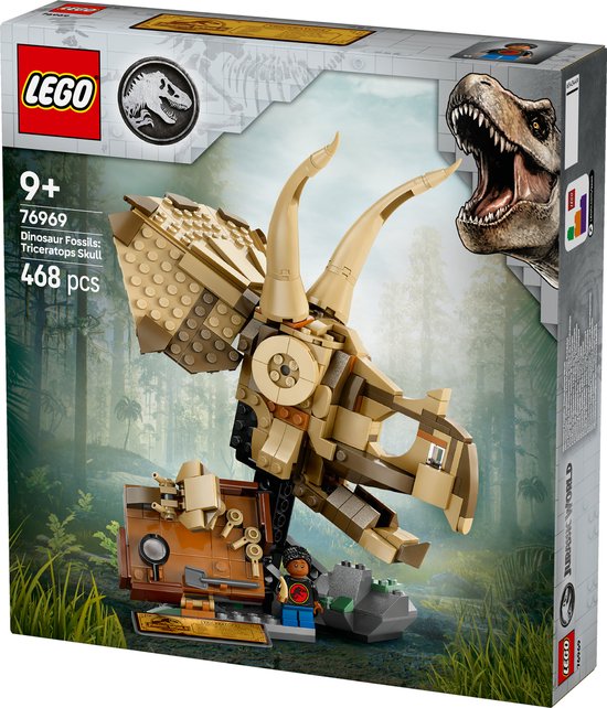 LEGO Jurassic World Dinosaurusfossielen: Triceratops schedel - 76969