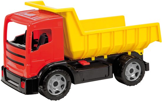 Vrachtwagen Lena Met Laadbak - Rood/Geel