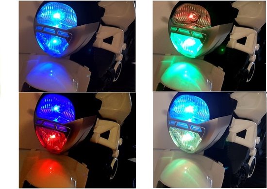 Elektrische naked bike - kindermotor - motor voor kinderen - tot 25kg max 1-3 km/h geel - kids accu motor