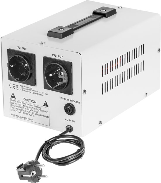 KEMOT MSER-1000 - Automatische spanningsstabilisator- (1000 VA, servomotor)