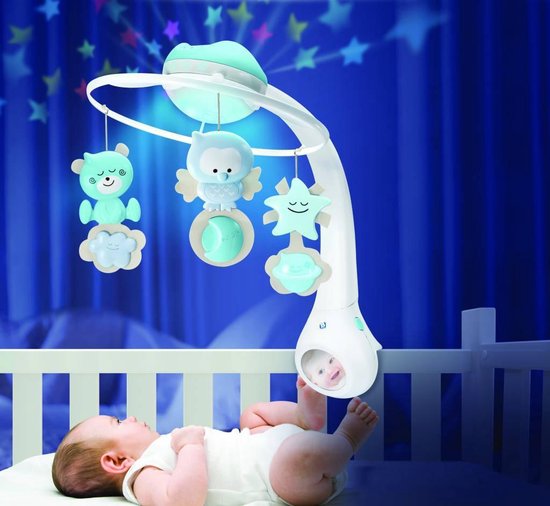 B Kids 3 in 1 projector Musical Mobile zand/taupe 3 in 1 projector Musical Mobile