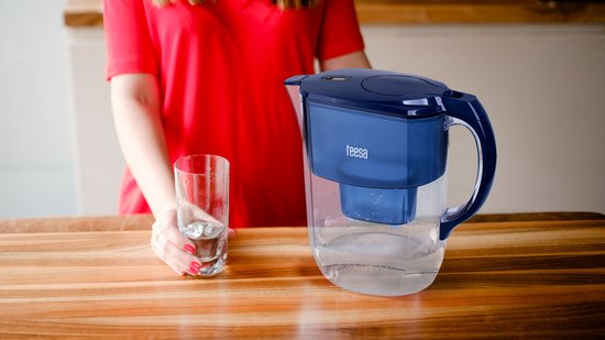 Teesa TSA0102 - Waterfilterkan, 3,8 liter, blauw