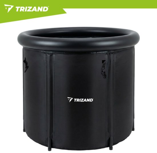 Trizand Opvouwbaar ijsbad 320 liter met 5-laagse isolatie, hoes, pomp en antislip mat
