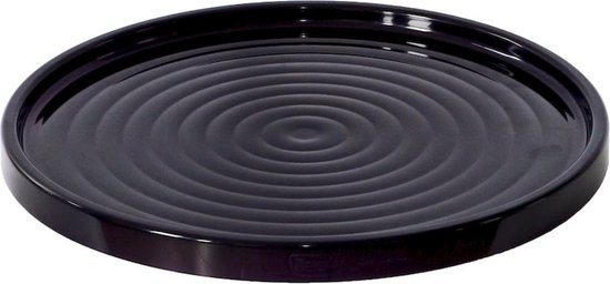 BranQ - Bijzettafel - Salontafel - Rond - Met opbergmand - 40 x 40 x 40 cm - Zwart