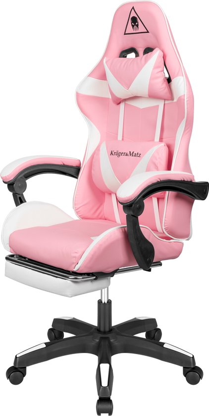 Krüger&Matz KM0790PIN - Warrior GX-150 gaming stoel, roze
