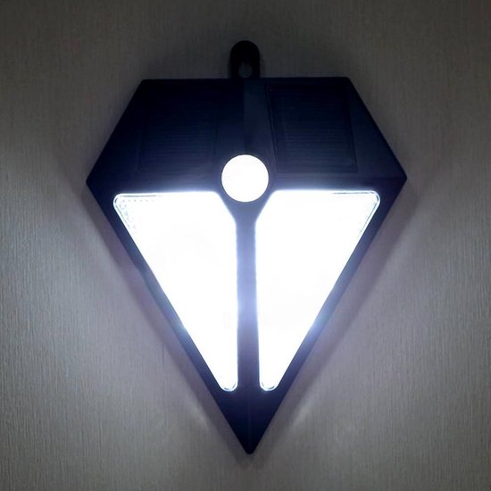 Maclean MCE168 -Solar wandlamp met 6 LED en bewegingsensor - tuinverlichting