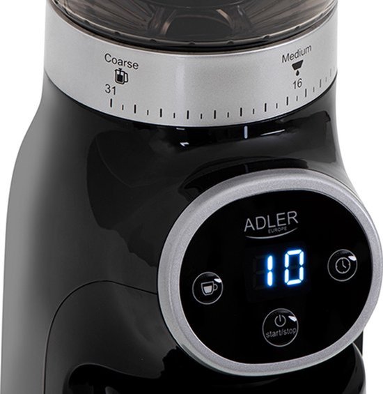 Adler AD 4450 - Koffiemolen - Elektrisch - Conische maalschijven