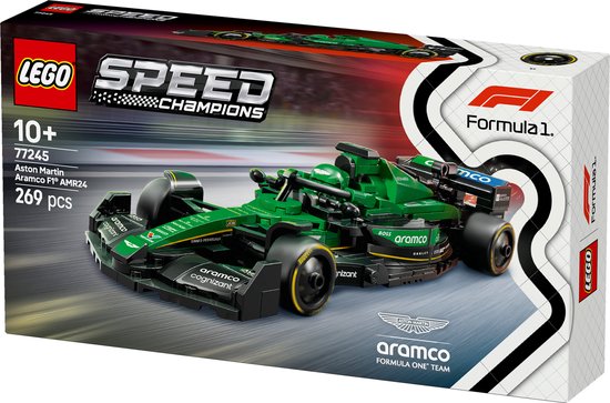 LEGO Speed Champions Aston Martin Aramco F1 AMR24 racewagen Set - 77245