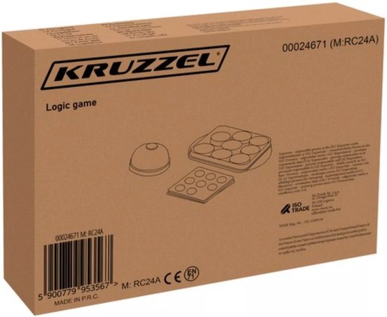 Kruzzel Logisch Denkspel voor Kinderen – Educatief Spel met Patronen en Bel