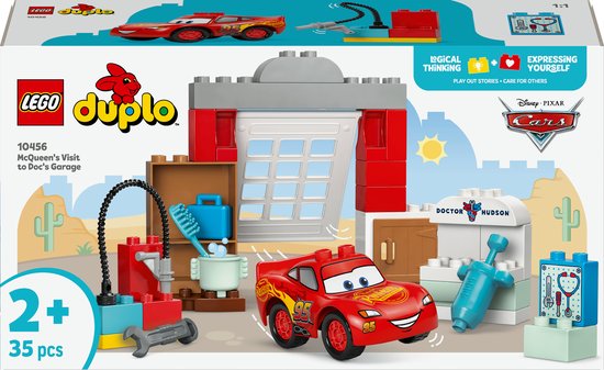 LEGO DUPLO Disney en Pixar Cars McQueens Bezoek aan Docs Garage - 10456