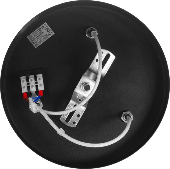 Maclean MCE362 B - Plafondlamp - 3x GU10 - Matzwart - Aluminium