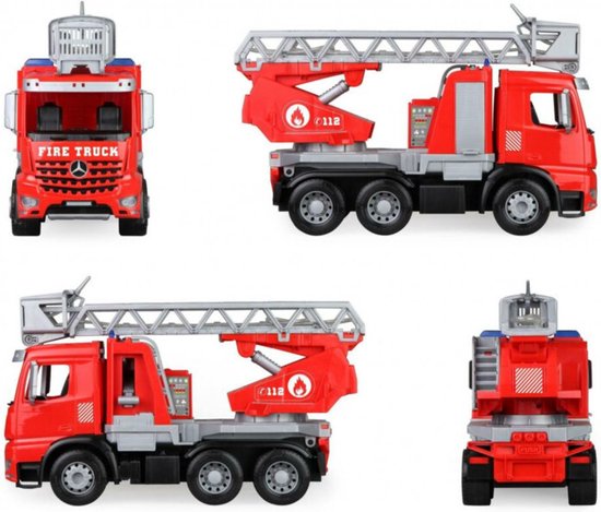 Lena Worxx Mercedes-Benz Arocs Brandweerladderwagen 48cm