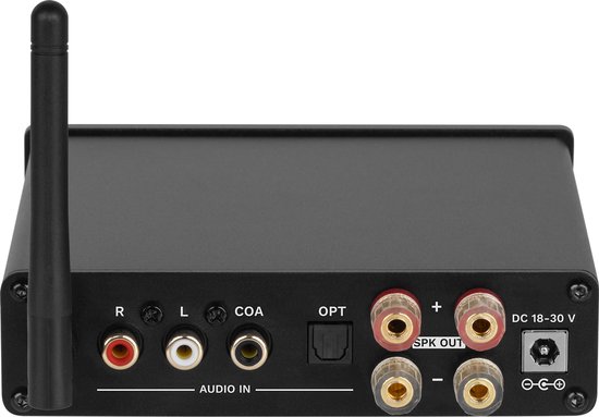 Krüger&Matz A20 - Stereo Versterker - Bluetooth 5.0 - aptX HD - 2x100W