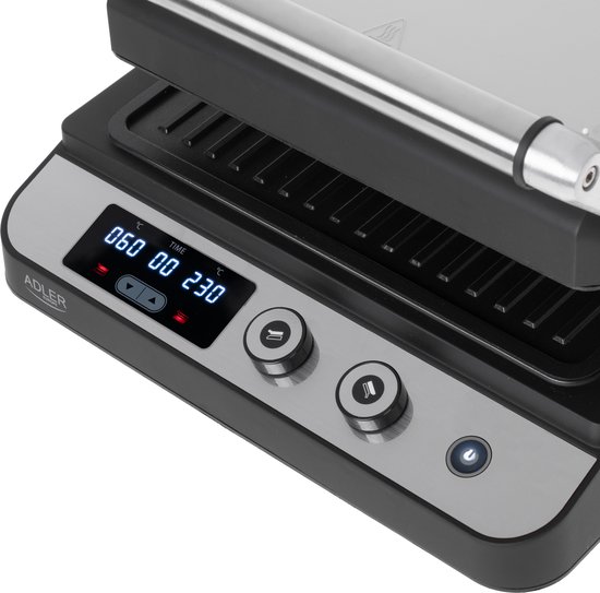 Adler AD 3059 - Electric grill - LED - 2in1