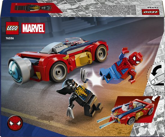 LEGO Marvel Spider-Man Auto vs. Venomized Wolverine Speelgoed - 76336