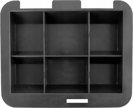 Malatec Geldkist met slot - zwart - PP/ijzer - 20 x 16 x 9 cm - geldbox - kluis/spaarpot - incl 2 sleutels